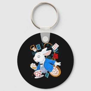 Alice in Wonderland - Witte konijn Sleutelhanger