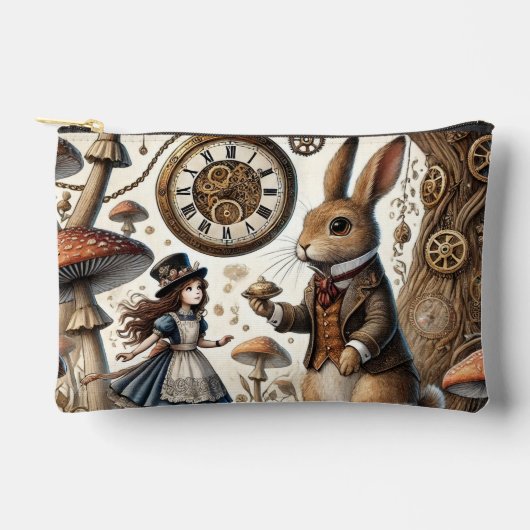 Alice in Wonderland Witte Konijn thee Kunst Etui (Voorkant)