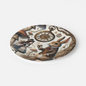 Alice in Wonderland Witte Konijn thee Kunst Papieren Bordje (Gekanteld)