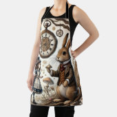 Alice in Wonderland Witte Konijn thee Kunst Schort (Insitu)