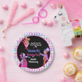  Alice in Wonderland Wonderful Birthday Papieren Bordje (Feest)