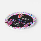  Alice in Wonderland Wonderful Birthday Papieren Bordje (Gekanteld)