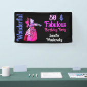 Alice in Wonderland Wonderful Birthday Spandoek (Beurs)