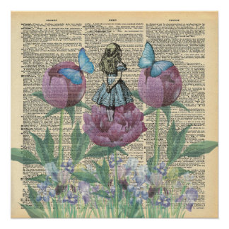 Alice in Wonderland - Wonderland Garden Poster