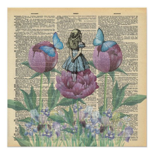 Alice in Wonderland - Wonderland Garden Poster (Voorkant)