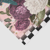 Alice in Wonderland Worm Rozen Tissuepapier (Detail)