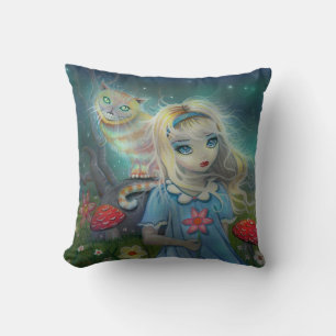 Alice in Wonderland Worpkussen Kussen