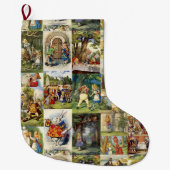 Alice in Wonderland Xmas Stocking Grote Kerstsok (Voorkant)