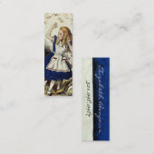 Alice in Wonderland - Zakelijk en visitekaartje Contactkaartje (Voorkant / Achterkant)