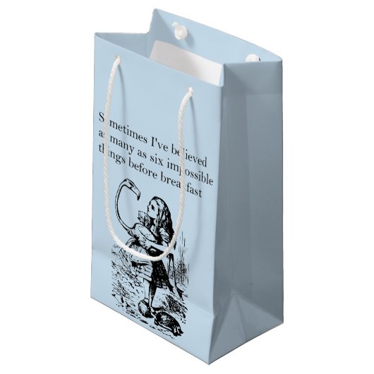 Alice in Wonderland, Zes onmogelijke dingen Klein Cadeauzakje (Voorkant Gekanteld)