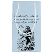 Alice in Wonderland, Zes onmogelijke dingen Klein Cadeauzakje (Voorkant)