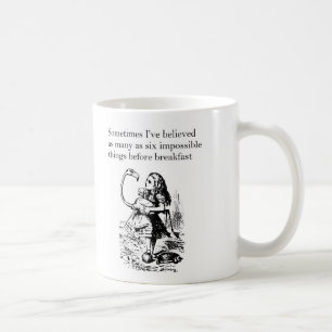 Alice in Wonderland, "Zes onmogelijke dingen" Koffiemok