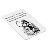 Alice in Wonderland, "Zes onmogelijke dingen" Magneet (Rechterzijde)