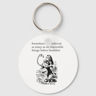 Alice in Wonderland, "Zes onmogelijke dingen" Sleutelhanger