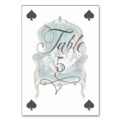 Alice in Wonderland Zitten stoelenpas Kaart (Voorkant)