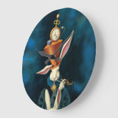 Alice in Wonderland's konijn, wandklok (Hoek)