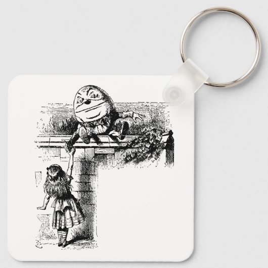 Alice in Wondlerand, Humpty Dumpty met Alice Sleutelhanger (Achterkant)