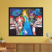 Alice in Zombieland Canvas Print (Insitu (Woonkamer))