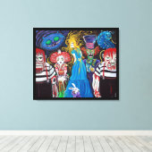 Alice in Zombieland Canvas Print (Insitu (Houten vloer))