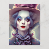 Alice is de hatter briefkaart (Voorkant)