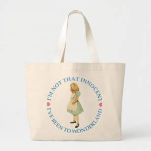 ALICE IS NIET ZO ONGELUKKIG GROTE TOTE BAG