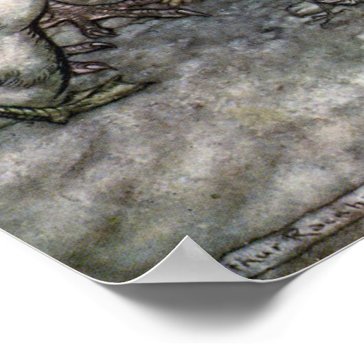 Alice Judging the Race Poster (Hoek)