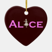 Alice Keramisch Ornament (Voorkant)