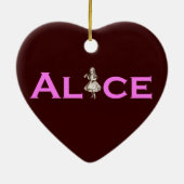 Alice Keramisch Ornament (Achterkant)