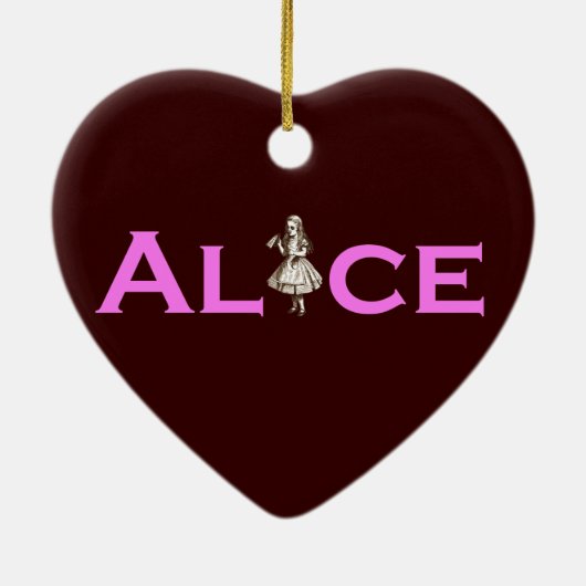 Alice Keramisch Ornament (Achterkant)