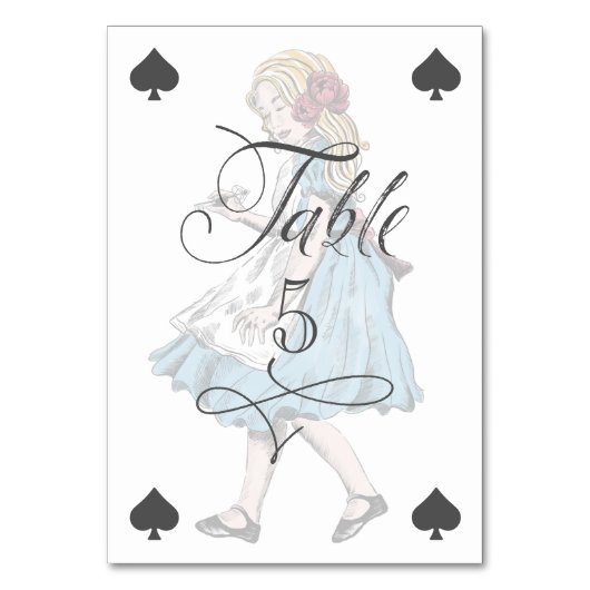  Alice Key in Wonderland-spelkaart Kaart (Achterkant)