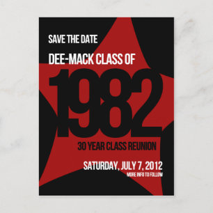 Alice - Klasse Reunion Aankondigingskaart