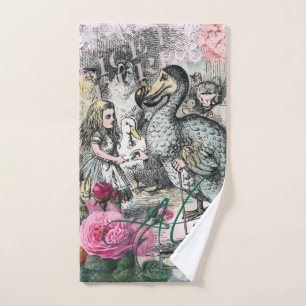 Alice Klassieke Wonderland Dodo Tenniel Kunst Bad Handdoek