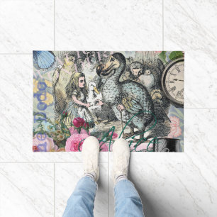 Alice Klassieke Wonderland Dodo Tenniel Kunst Deurmat