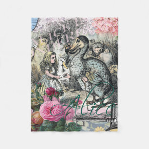 Alice Klassieke Wonderland Dodo Tenniel Kunst Fleece Deken