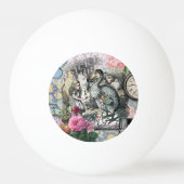 Alice Klassieke Wonderland Dodo Tenniel Kunst Pingpongbal (Achterkant)