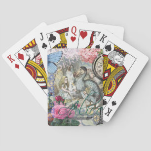 Alice Klassieke Wonderland Dodo Tenniel Kunst Pokerkaarten