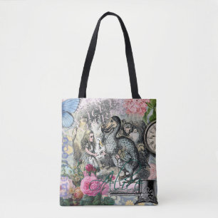 Alice Klassieke Wonderland Dodo Tenniel Kunst Tote Bag