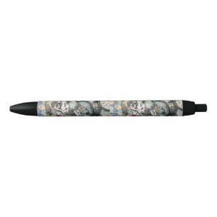 Alice Klassieke Wonderland Dodo Tenniel Kunst Zwarte Inkt Pen