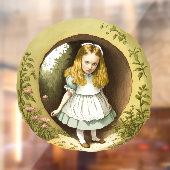 Alice komt Wonderland binnen - raambekleding Raamsticker (Vel 2)