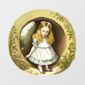 Alice komt Wonderland binnen - raambekleding Raamsticker (Vel)