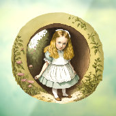 Alice komt Wonderland binnen - raambekleding Raamsticker (Vel 3)