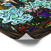 "Alice Lost" Alice in Wonderland Cheshire Cat Poster (Hoek)