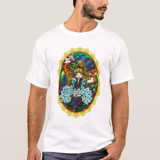 "Alice Lost" Alice in Wonderland Cheshire Cat T-shirt