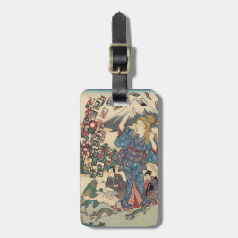 Alice Lost in Japan | Ukiyo-e Floating Wonderland Bagagelabel