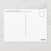 Alice Lost in Japan | Ukiyo-e Floating Wonderland Briefkaart (Achterkant)