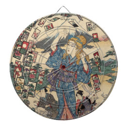 Alice Lost in Japan | Ukiyo-e Floating Wonderland Dartbord
