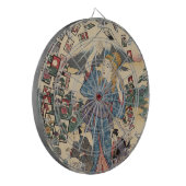 Alice Lost in Japan | Ukiyo-e Floating Wonderland Dartbord (Voorkant Links)