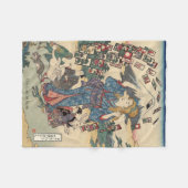 Alice Lost in Japan | Ukiyo-e Floating Wonderland Fleece Deken (Voorkant (Horizontaal))