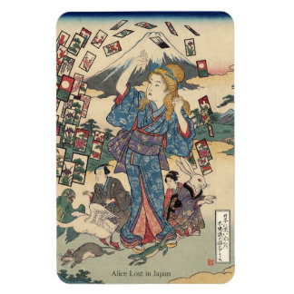 Alice Lost in Japan | Ukiyo-e Floating Wonderland Magneet