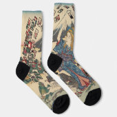 Alice Lost in Japan | Ukiyo-e Floating Wonderland Sokken (Rechts)